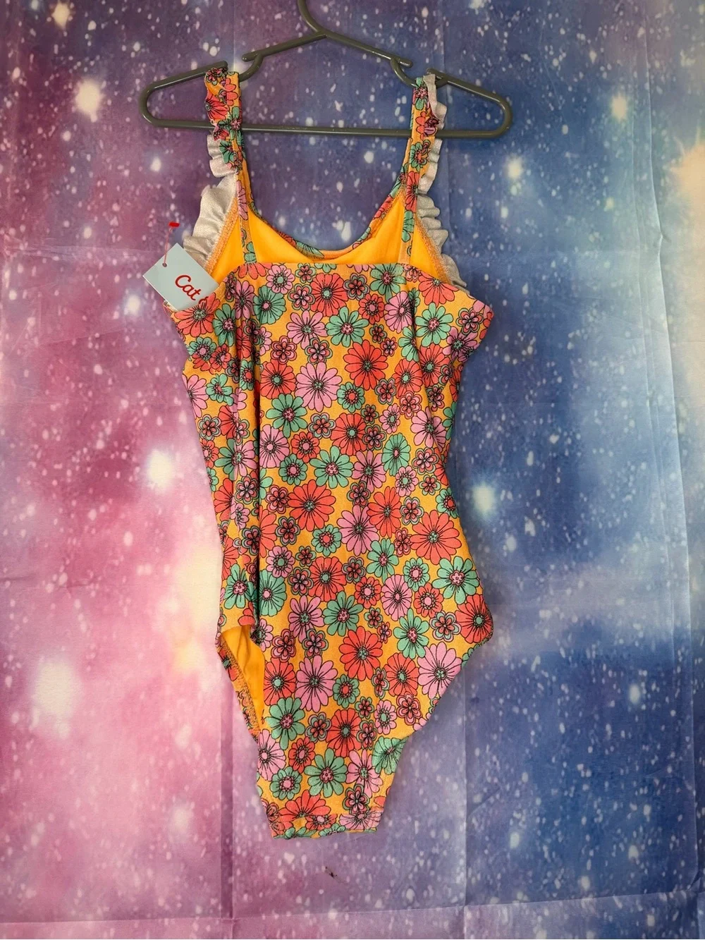 New girls cat & Jack one piece swimsuit